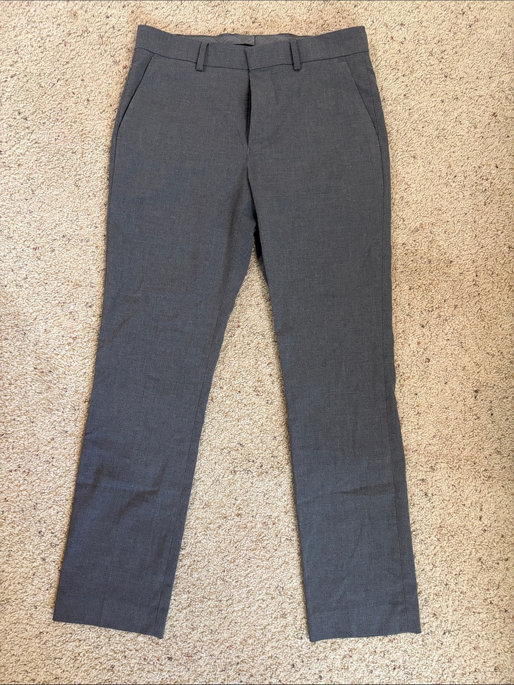 Murano Evan Fit Men's Classic Dress Pants - Charcoal Gray